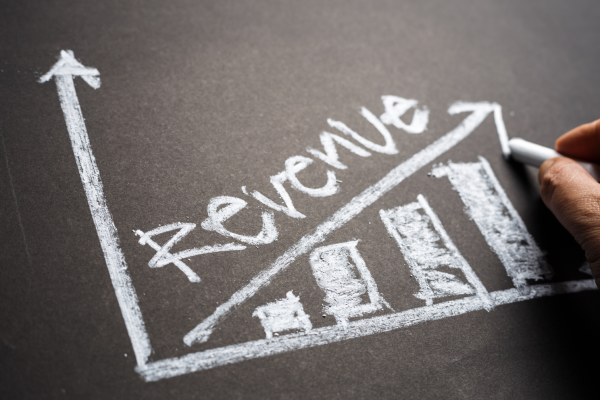 Gráfico que simboliza estrategias de revenue management.